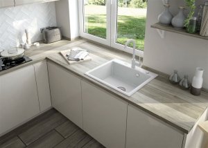 Zlewozmywak Deante Zlewozmywak ANDANTE ALABASTER GRANIT + SPACE SAVER 4