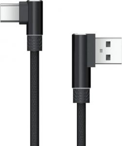 Kabel USB Akasa USB-A - USB-C 1 m Czarny (AK-CBUB39-10BK) 1