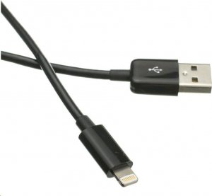 Kabel USB C-Tech USB-A - Lightning 1 m Czarny (CB-APL-10B) 1
