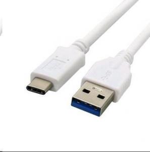 Kabel USB C-Tech USB-A - USB-C 1 m Biały (CB-USB3C-10W) 1