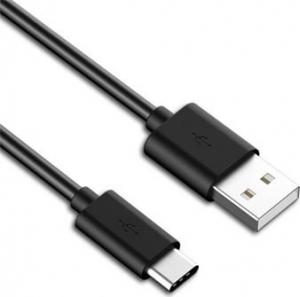 Kabel USB PremiumCord USB-A - USB-C 1 m Czarny (ku31cf1bk) 1