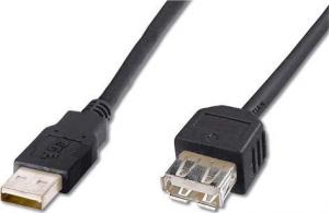 Kabel USB PremiumCord USB-A - USB-A 2 m Czarny (kupaa2bk) 1