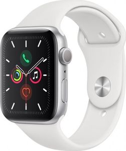 Smartwatch Apple Watch 5 GPS+Cellular 40mm Silver Alu Biały  (MWX12WB/A) 1
