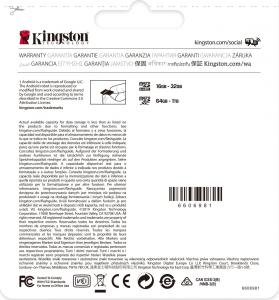 Karta Kingston Canvas Select Plus MicroSDXC 64 GB + 64 GB Class 10 UHS-I/U1 A1  (SDCS2/64GB-2P1A                ) 4