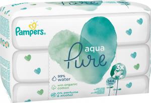 Pampers Chusteczki nawilżane Aqua Pure 3x48szt. 6