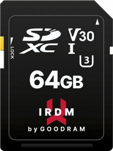 Karta GoodRam IRDM SDHC 64 GB UHS-I/U3 V30 (IR-S3A0-0640R12) 1