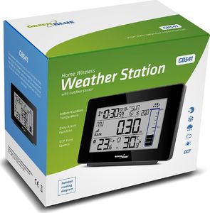 Stacja pogodowa GreenBlue czarna (GB541) 3