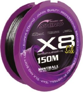 Mistrall Plecionka Shiro Silk Braided Line X8 0,36mm Black 150m ZM-3502036 1
