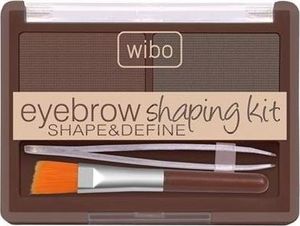 Wibo WIBO_Shape Define Eyebrow Shaping Kit zestaw do stylizacji brwi Dark 1