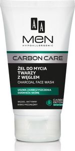 AA Żel do mycia twarzy Men Carbon Care Charcoal Face Wash oczyszczający 150ml 1