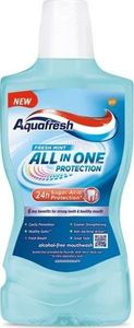 Aquafresh  All In One Protection płyn do płukania jamy ustnej Fresh Mint 500ml 1