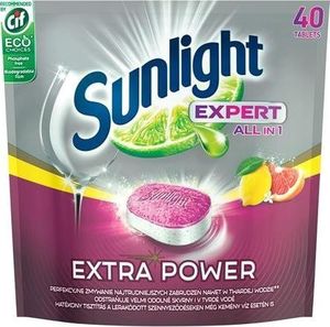 Sunlight SUNLIGHT_Expert All In 1 Extra Power tabletki do mycia naczyń w zmywarkach Citrus Fresh 40szt 1