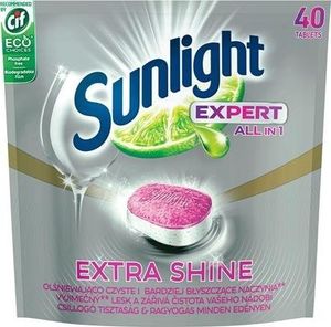 Sunlight SUNLIGHT_Expert All In 1 Extra Shine tabletki do mycia naczyń w zmywarkach 40szt 1