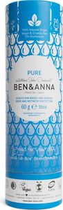 Ben&Anna naturalny dezodorant na bazie sody sztyft kartonowy Pure 60g (4260491220394) 1