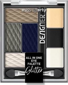 Miss Sporty MISS SPORTY_Designer All In One Eye Palette paleta cieni do powiek 400 Glitter 9,5g 1