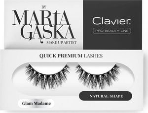 Clavier CLAVIER_Quick Premium Lashes rzęsy na pasku Glam Madame 829 1