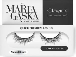 Clavier CLAVIER_Quick Premium Lashes rzęsy na pasku Natural Beauty 827 1