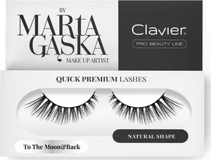 Clavier CLAVIER_Quick Premium Lashes rzęsy na pasku To The Moon Back 801 1
