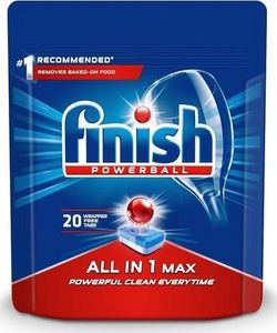 Finish FINISH_Powerball All In 1 Max tabletki do mycia naczyń w zmywarkach 20szt 1