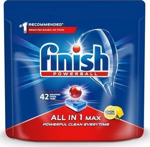 Finish FINISH_Powerball All In 1 Max tabletki do mycia naczyń w zmywarkach Lemon 42szt 1
