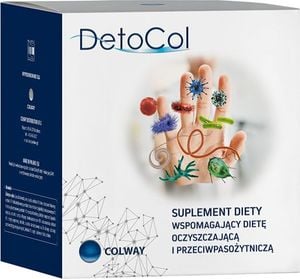 Colway COLWAY_DetoCol wsmacniający dietę oczyszczającą i przeciwpasożytniczą 90 kapsułek 1