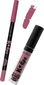 Lovely LOVELY_K'Lips Matte Liquid Lipstick Lip Liner zestaw do wykonywania makijażu ust 7 Magic Dessert 1