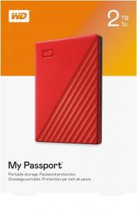 Dysk zewnętrzny HDD WD My Passport 2TB Czerwony (WDBYVG0020BRD-WESN) 7