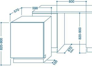 Zmywarka Indesit DIF16B1AEU Srebrna 2