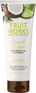 Grace Cole GRACE COLE_Fruit Works Body Scrub peeling do ciała Kokos Limonka 225ml 1