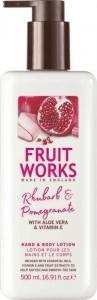 Grace Cole Fruit Works Hand & Body Lotion balsam do rąk i ciała Rabarbar & Granat 500ml 1