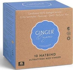 Ginger Organic GINGER ORGANIC_Podpaski na noc 10szt 1