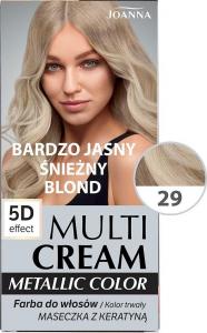 Joanna Multi Cream Metallic Color 5D Effect 29 bardzo jasny śnieżny blond 1