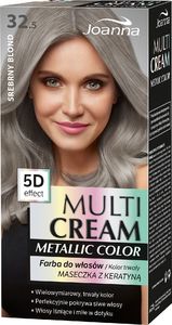 Joanna Multi Cream Metallic 5D Effect 32.5 srebrny blond 1