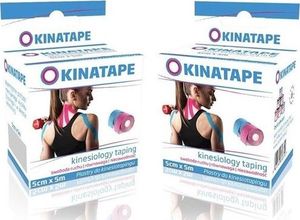 Kinatape KINATAPE_Kinesio Taping Zielona plaster limfatyczny 5mx5cm 1