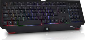 Klawiatura + mysz Hiro Zestaw dla graczy HIRO DESTRO 5 w 1 Klawiatura, Mysz, Słuchawki, Podkładka, Głośniki 3