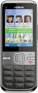 Telefon komórkowy Nokia C5-00 Czarno-szary 1