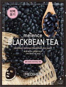 MEDIHEAL Meience Blackbean Tea maska w płachcie rozjaśniająco nawilżająca 25ml 1