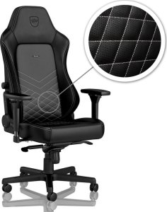 Fotel Noblechairs HERO - czarny/platynowa biel (GAGC-117) 1