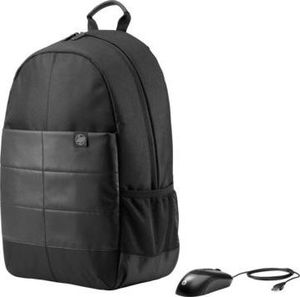 Plecak HP Zestaw HP Classic Backpack plecak do notebooka 15.6  + mysz optyczna USB (czarny) 1