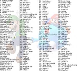 Retro FC Mini konsola RETRO 168 gier żółta 3