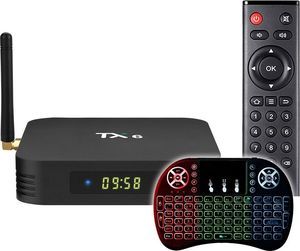 Odtwarzacz multimedialny Smart Tv Box TX6 4/32GB + Klawiatura 1