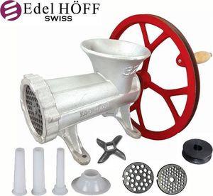 Maszynka do mielenia mięsa Edel Hoff MASZYNKA ŻELIWNA DO MIELENIA MIĘSA #32 z KOŁEM EDEL HOFF [EH-7205] 5