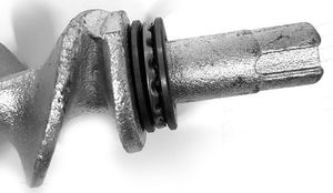 Maszynka do mielenia mięsa Edel Hoff MASZYNKA ŻELIWNA DO MIELENIA MIĘSA #32 z KOŁEM EDEL HOFF [EH-7205] 8