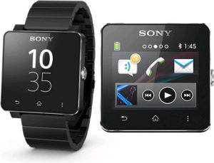 Smartwatch Sony  (SmartWatch 2  SW2 Silicon , Black AG) 2