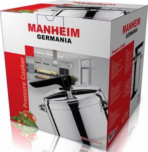 Gorgel Szybkowar 4L Garnek ciśnieniowy Manheim Germania Indukcja Gaz (M 128) 4