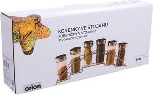 Orion PRZYPRAWNIK 6 SZTUK + STOJAK NA PRZYPRAWY ORION 2