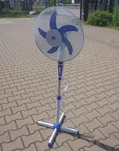 Wentylator Power & Brillance Podłogowy niebieski 3