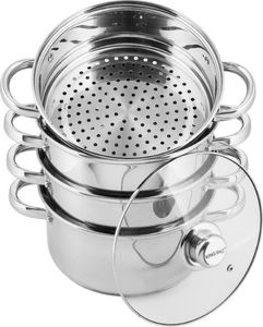 KingHoff GARNKI DO GOTOWANIA NA PARZE 5 ELE / 22CM KINGHOFF [KH-3329] 7