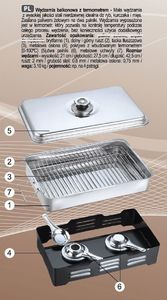 KingHoff KH-1180 Wędzarnia żelowa 42 cm x 27 cm 8