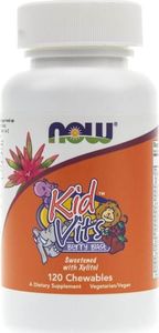 NOW NOW_Kid Vits witaminy dla dzieci suplement diety 120 tabletek 1